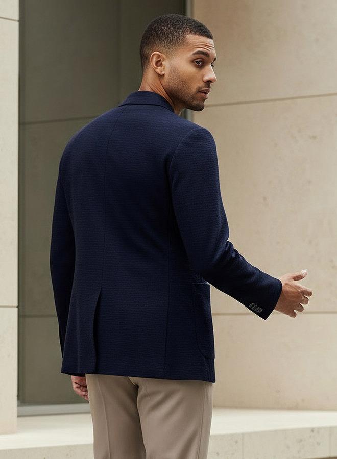 Iconic Men Slim Fit Double Breasted Blazer - Image 3