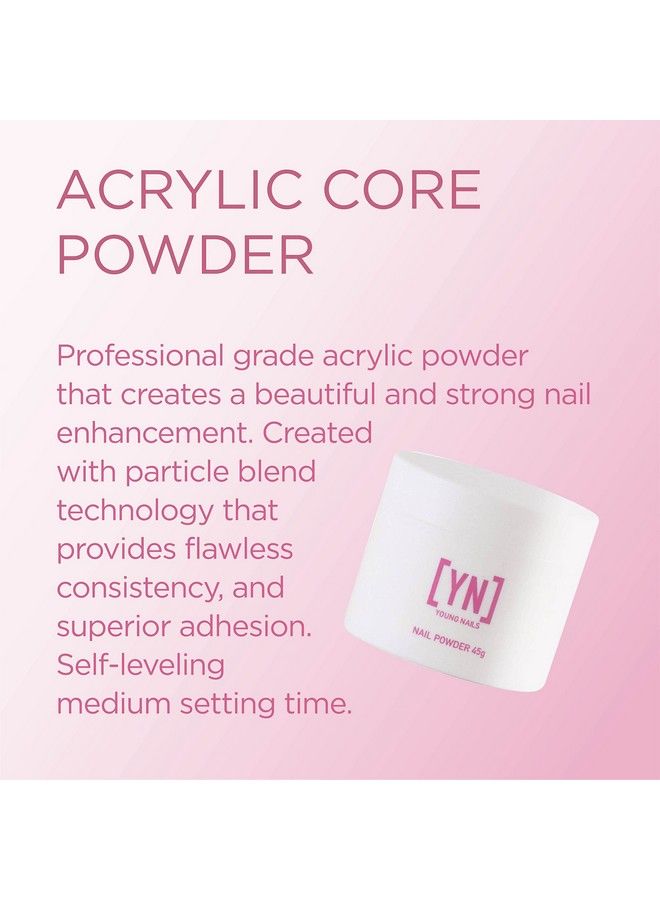 Young Nails Acrylic Powders Cover Created For A Flawless Consistency And Superior Adhesion Cover Powder Begins To Set In 75 Seconds Available In 45 Gram 85 Gram And 660 Gram Size Options - Image 3