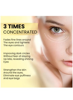Kanza Anti-aging Retinol Eye Cream Dark Circles Fade Fine Lines Remove Eye Bags Anti-Wrinkle Firming & Brighten Skin Infused with Retinol Arbutin Vitamin C & E 30g  - Image 5