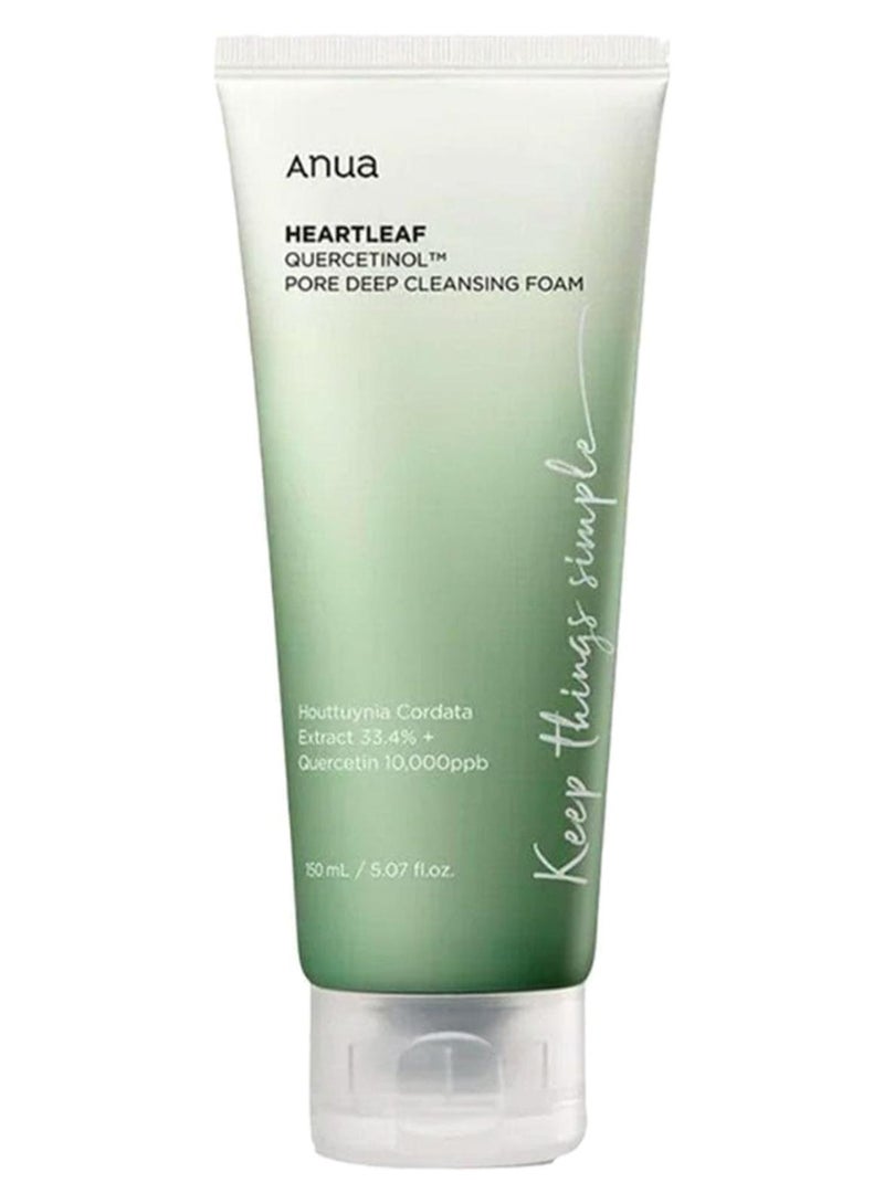 Anua Heartleaf Quercetinol Pore Deep Cleansing Foam 150ml - Image 1