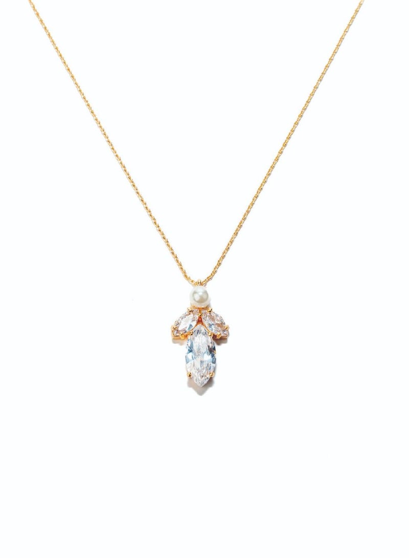 AMICA Embellished Pendant Pearl Stone Necklace - Image 2
