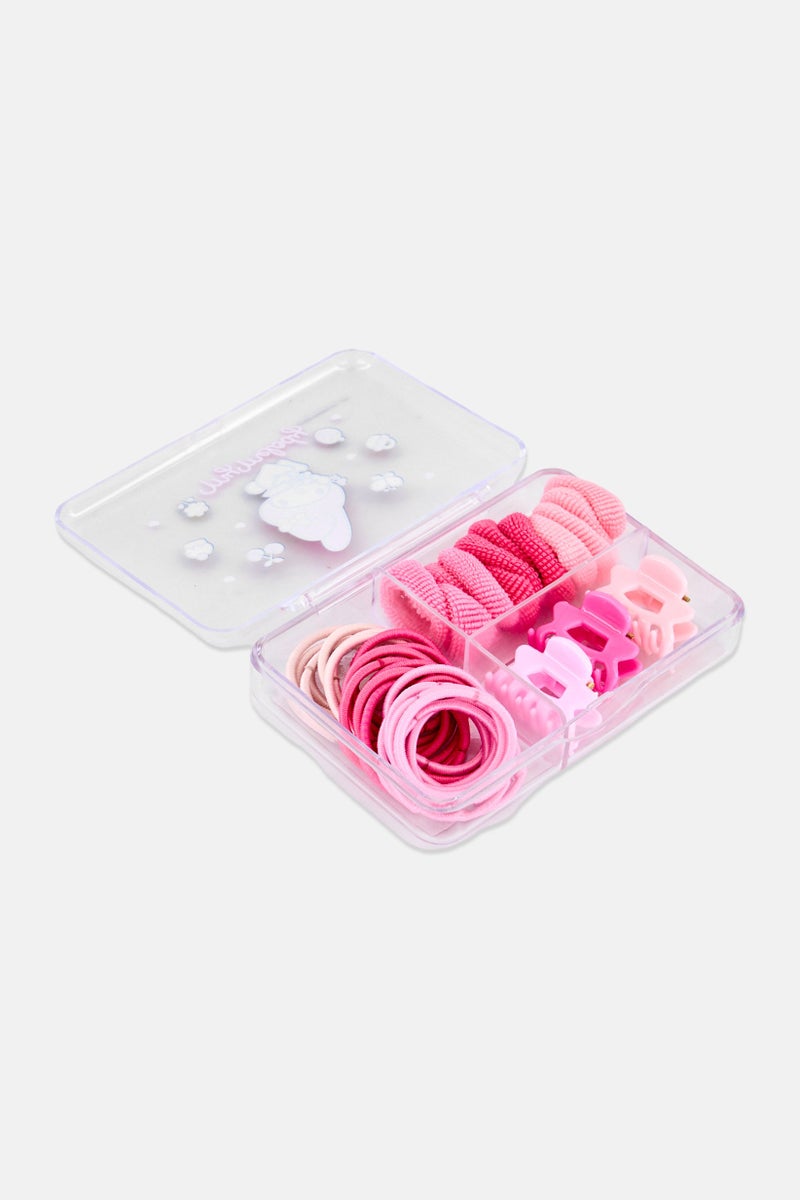 Sanrio Kids Girl 46 Pcs My Melody Hair Elastic And Clam Clip Set, Multicolor - Image 2