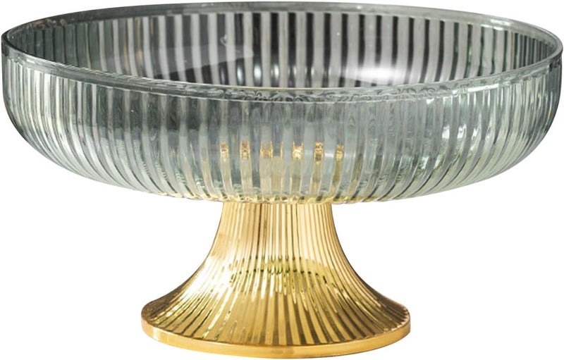 Fdit Fruit Bowls Elegant Plastic Fruit Plate Multifunctional Decorative Dessert Snack Bowl Kitchen Counter Fruit Display Container - Image 1