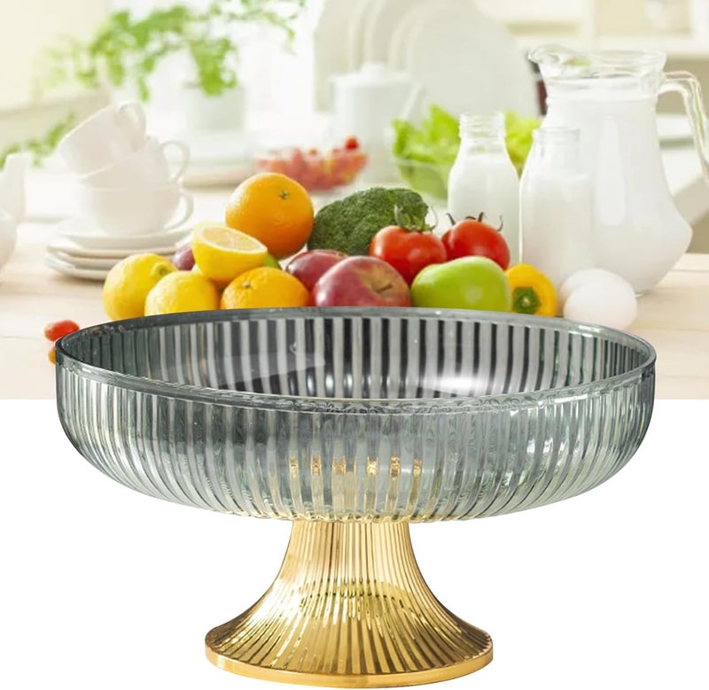 Fdit Fruit Bowls Elegant Plastic Fruit Plate Multifunctional Decorative Dessert Snack Bowl Kitchen Counter Fruit Display Container - Image 3