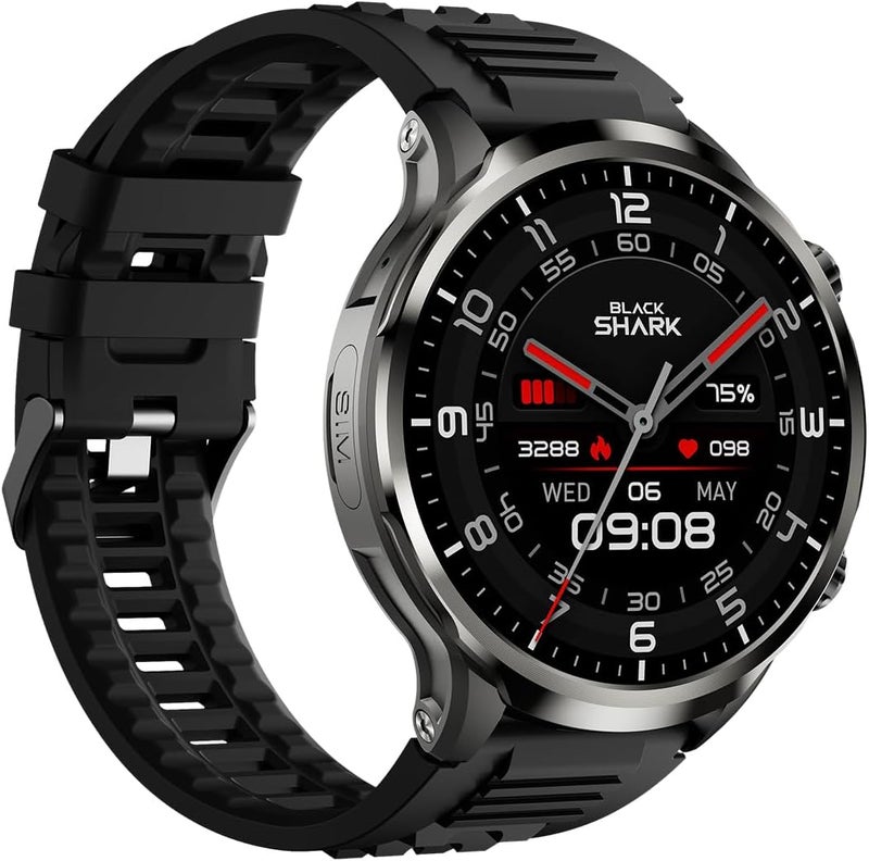 Black Shark Watch X Smart Watch, Smartwatches with Fitness Tracker, Heart Rate Monitoring & Sleep Monitor, UAE version, Durable Battery Life, Compatible with iOS & Android - Image 1