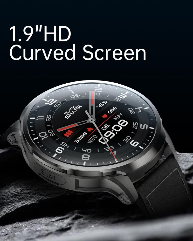 Black Shark Watch X Smart Watch, Smartwatches with Fitness Tracker, Heart Rate Monitoring & Sleep Monitor, UAE version, Durable Battery Life, Compatible with iOS & Android - Image 3