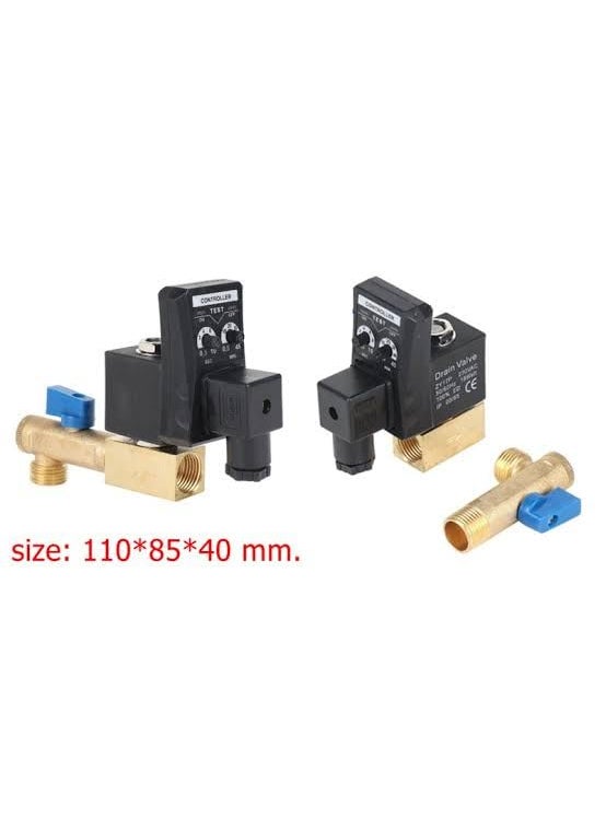 Generic TruGet auto Drain Valve G12 DN15 Automatic Electronic Timed Drain Valve for Air Compressor Condensate Management Programmable Timing Fit for Most Air Compressors230V  - Image 2