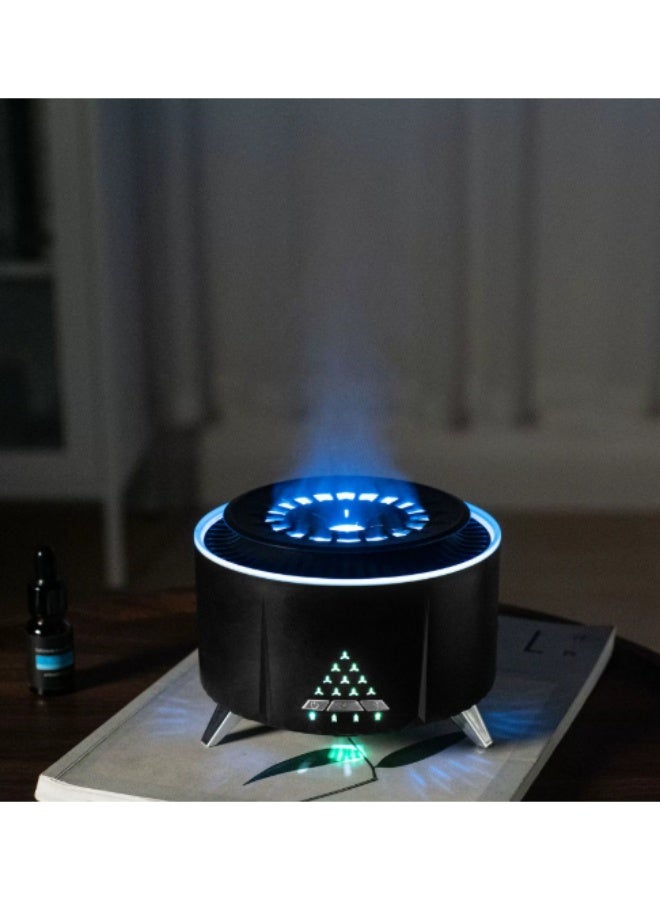 KUYING New Creative Colorful Simulated Flame Aromatherapy Machine 