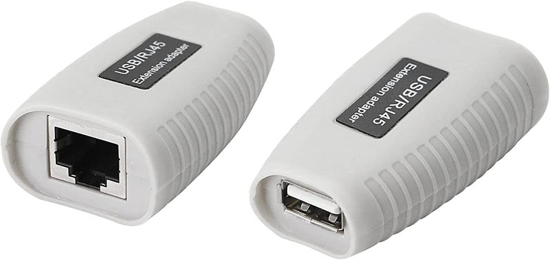 COOLCOLD RJ45 Cat Extension Cable USB 2.0 to LAN Adapter Over Cat5/Cat5e/Cat6 Cable Connector Up to 150ft Length - Image 2