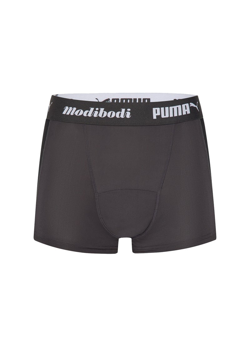 PUMA x Modibodi Womens Active Boyshort (Moderate-Heavy)  - Image 5