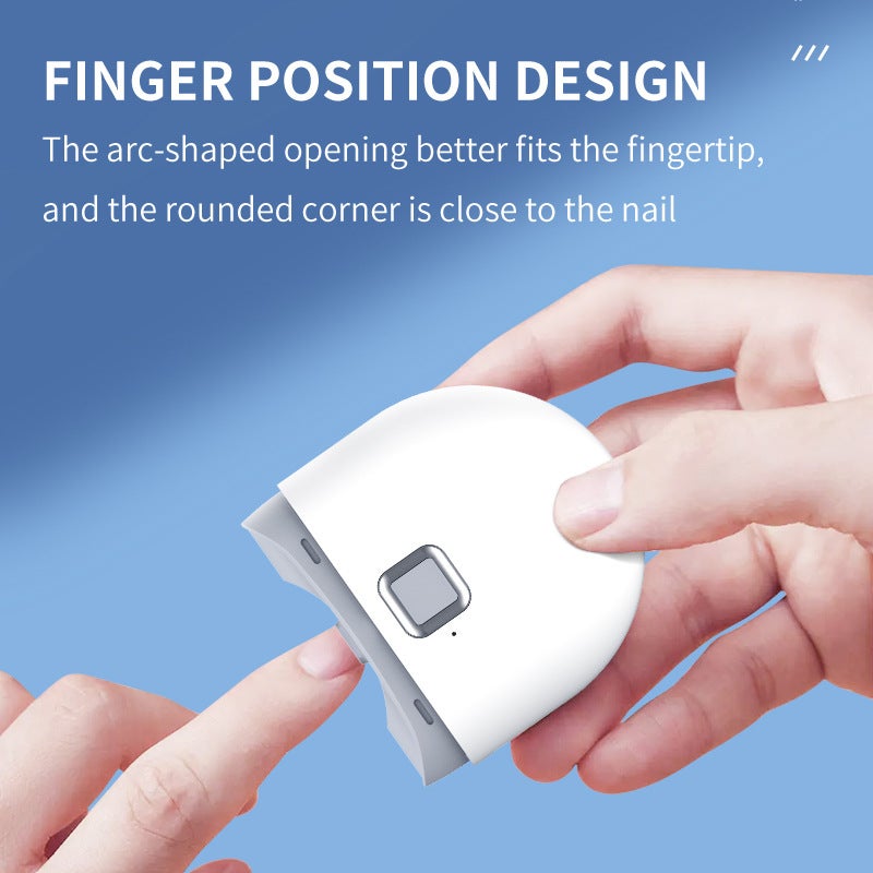 Electric Nail Clipper Smart Automatic Dual-Mode Nail Trimmer for Kids, Anti-Pinch Design, Multi-Functional - Image 3