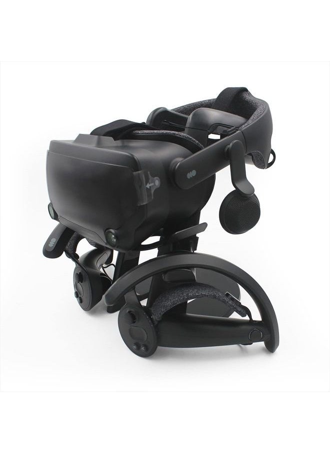 VR Stand, Headset and Controller Holder Display Station for Oculus Quest 2, Quest 1, Rift, Rift S, Valve Index, HP Reverb G2 Headset (Black)