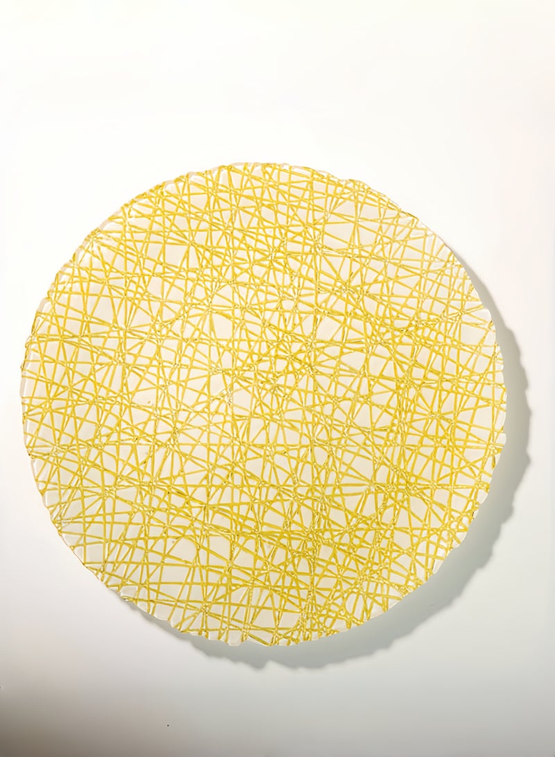 نيهاو مجموعة أطباق زجاجية مكونة من 6 قطع، تتضمن 6 × 13 بوصة، مجموعات أدوات مائدة، صديقة للمجمد/ صديقة للبيئة ودرجة الغذاء مع 3 ألوان، مناسبة للمنزل والحفلات وطبق الحلوى وطبق الفاكهة وطبق العشاء - 33 سم - Image 4