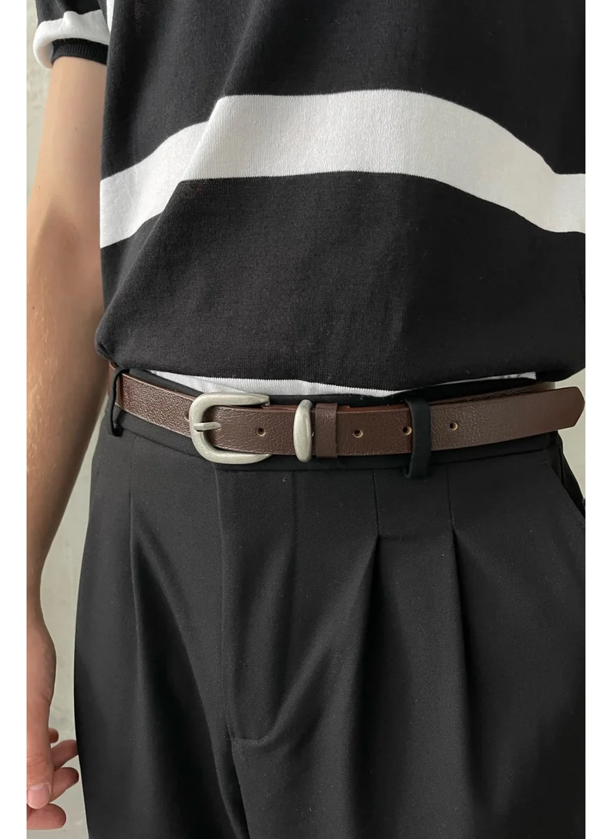 HYMAN Men's 100% Leather Belt