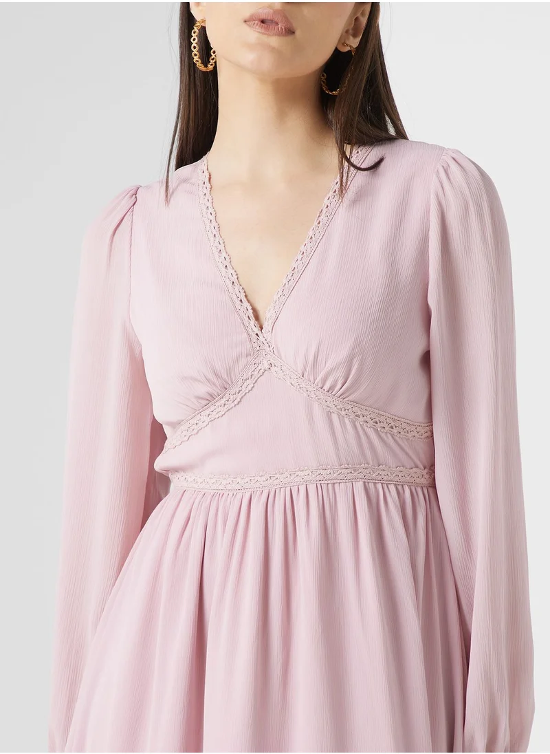 ELLA Empire Waist Detail Dress