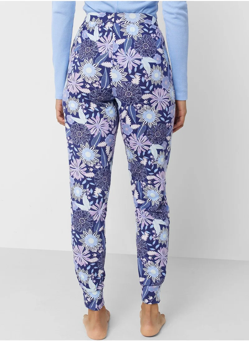 hunkemoller High Waist Pyjama Pants