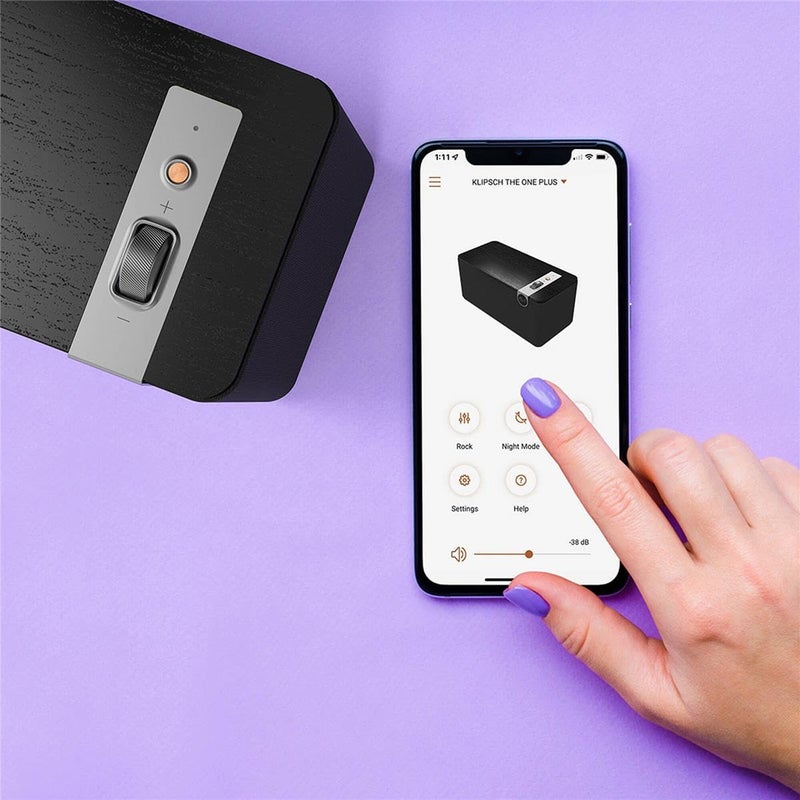 Klipsch The One Plus Premium Bluetooth Speaker System, Matte Black - Image 2