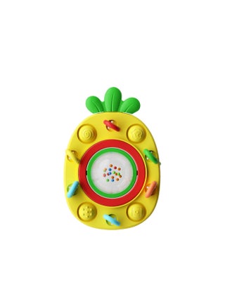 Baby Grab and Play Toy Grasp Hand Pull Rope Training Toy BPA Free Chewable Silicone Food Grade Rattle Teether Baby Suitable for Baby Early Cognitive Toys (Pineapple) - pzsku/Z10436B21F53CCFCD9A29Z/45/_/1733989174/d0b9c78b-5c86-40cc-9c36-48500977fb10