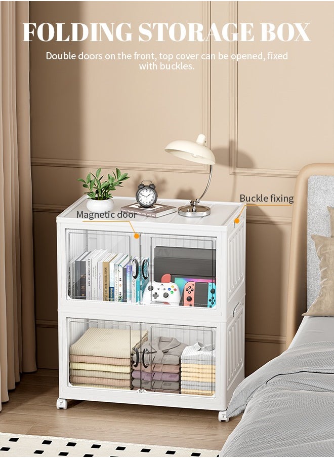 5-Layer Storage Cabinet, Foldable Drawer Shelves with Magnetic Double Doors, Convenient for Storage and Organization of Items - pzsku/Z10439F3E164DD9FFCECCZ/45/_/1738054556/85595ff7-6bce-4253-aa77-dcd1f89c31bb