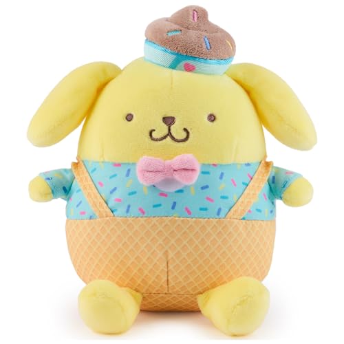 GUND Sanrio Hello Kitty and Friends Pompompurin Ice Cream Plush Stuffed Animal for Ages 1 and Up Yellow 6 - Image 1