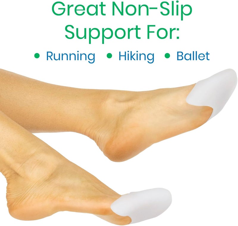 ViveSole Toe Protectors for Women Men 4 Pcs Silicone Sleeve Covers for Feet Foot Gel Caps for Pain Relief Pressure Sores for Shoes Work Boots Blister Protection Breathable Cushion Guards - Image 4