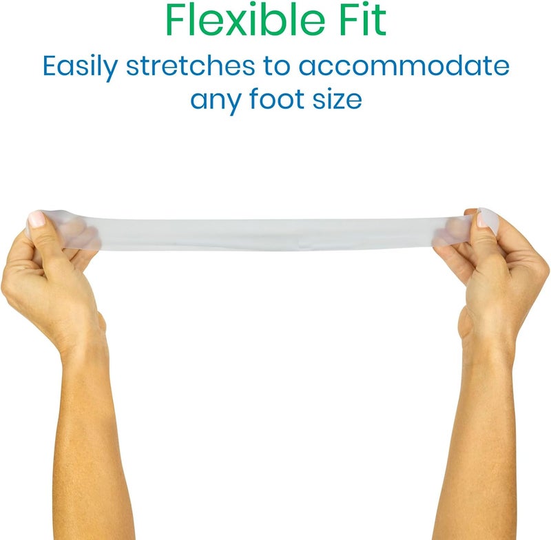 ViveSole Toe Protectors for Women Men 4 Pcs Silicone Sleeve Covers for Feet Foot Gel Caps for Pain Relief Pressure Sores for Shoes Work Boots Blister Protection Breathable Cushion Guards - Image 5
