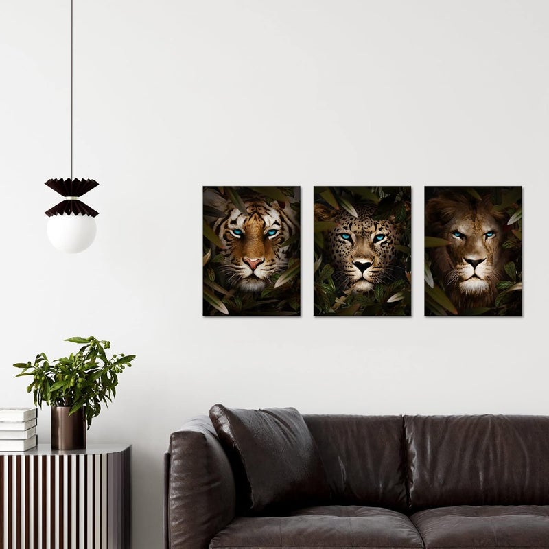 iHAPPYWALL Jungle Animal Canvas Wall Art - Image 4