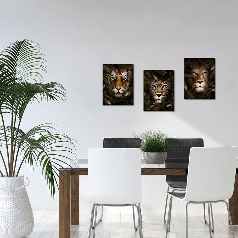 iHAPPYWALL Jungle Animal Canvas Wall Art - Image 2