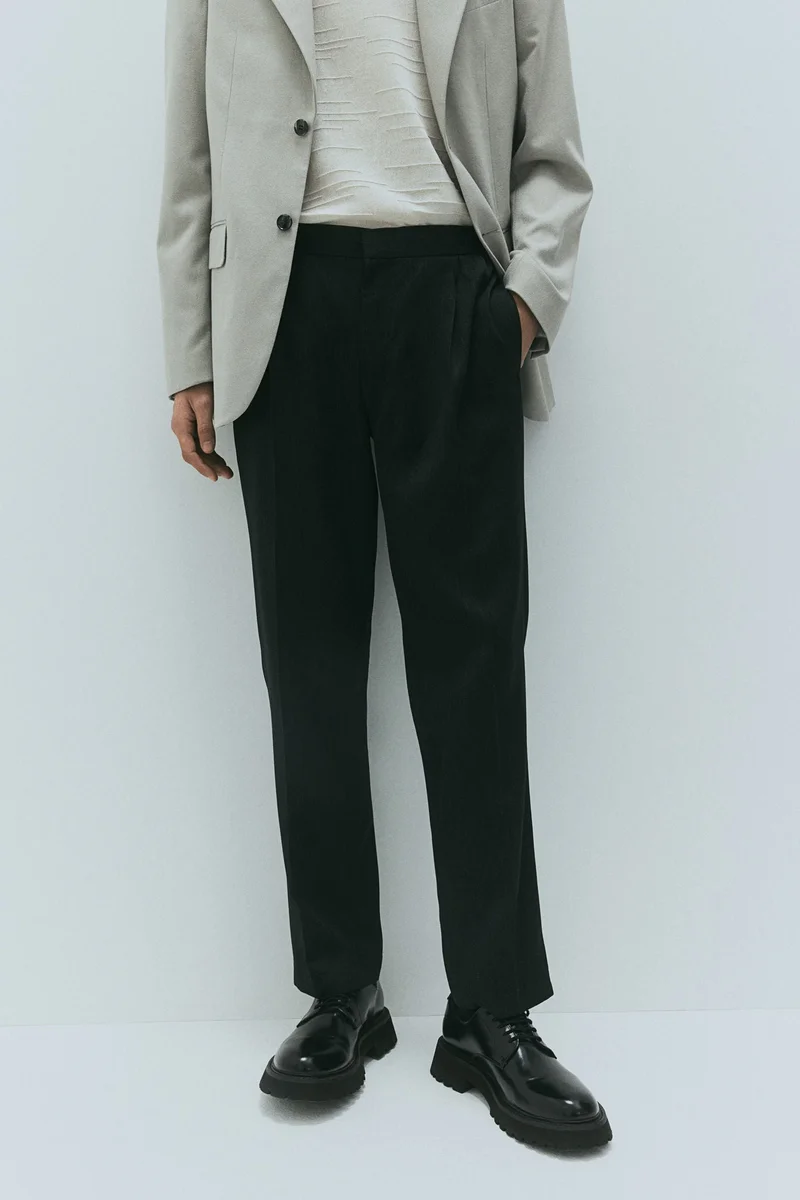 H&M Regular Fit Crease-leg trousers