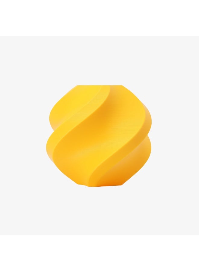 Bambu Lab PLA Basic Diameter: 1./5mm +/- 0.03mm, Smooth Surface Finish, Biodegradable (with spool) Sunflower Yellow