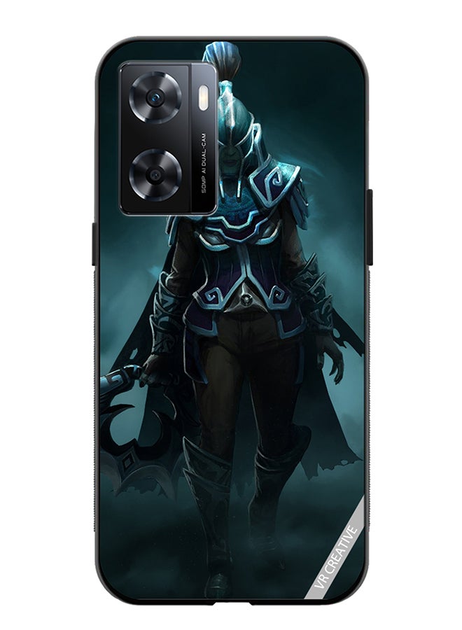 VR CREATIVE Protective Case Cover For Oppo A57/A77s Phantom Assassin, Dark Wraith Set, Dota 2 Design Multicolour - Image 1
