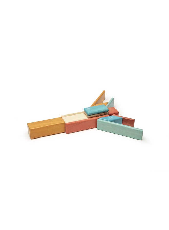 Tegu 14 Piece Tegu Magnetic Wooden Block Set, Sunset - Image 3