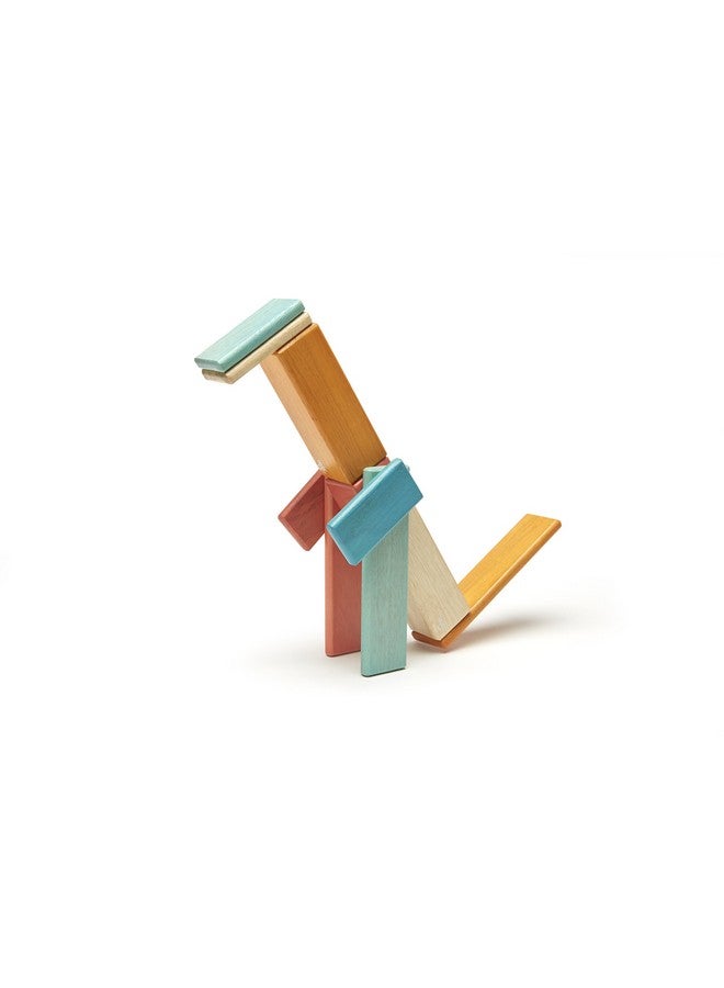 Tegu 14 Piece Tegu Magnetic Wooden Block Set, Sunset - Image 5