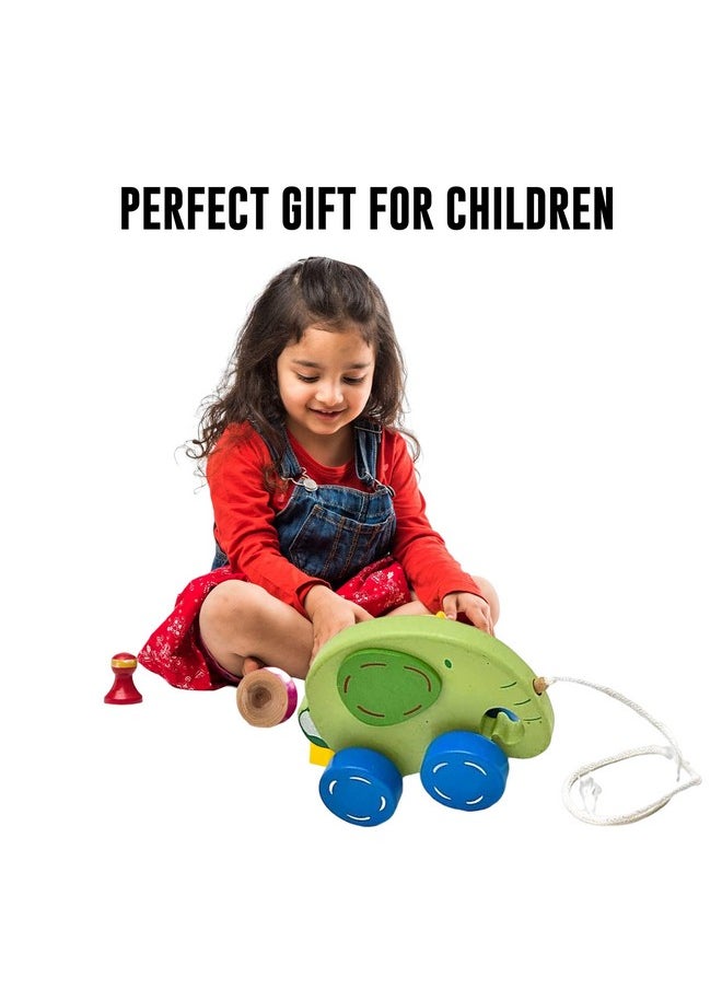 Toodles - Toodles Learnings Pull Along Toy with String The Ultimate Toy for Promoting Walking, Hand-Eye Coordination, and Gross Motor Skill Development - Image 1