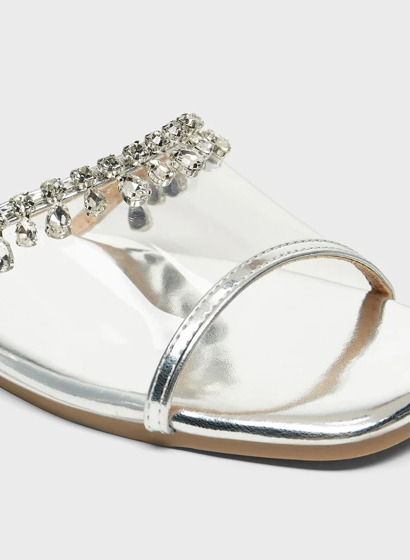 shoexpress One Strap Flat Sandals