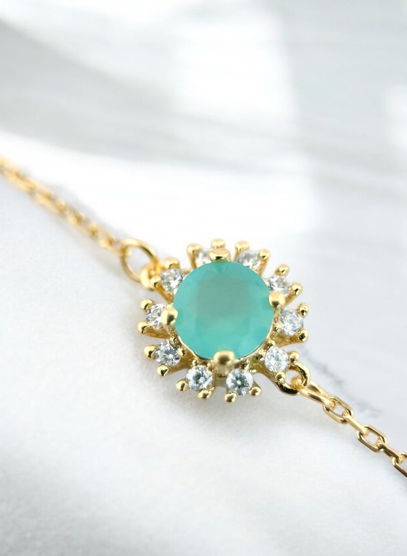 zilara Solis Charm Circle Pave Bracelet - Image 4