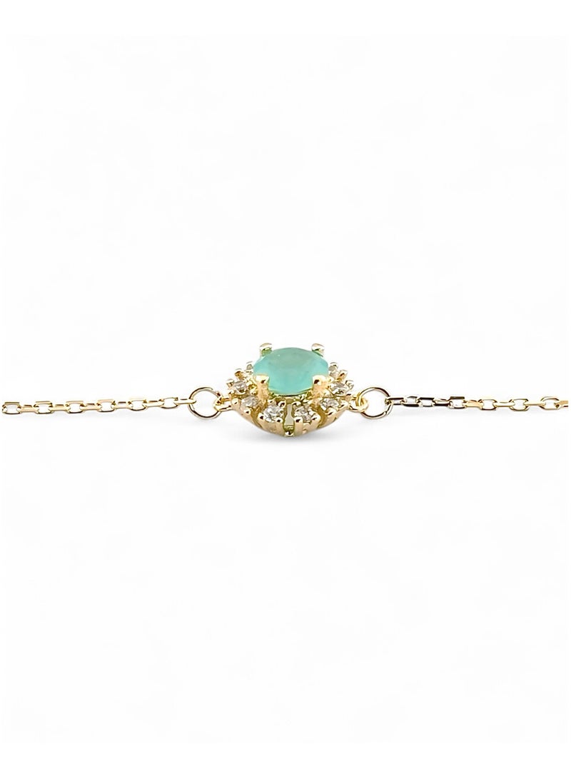 zilara Solis Charm Circle Pave Bracelet - Image 3