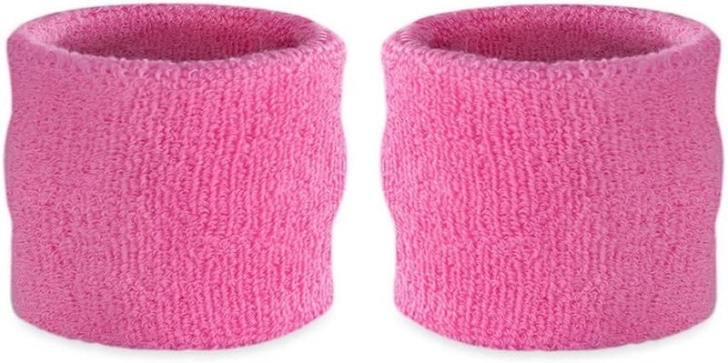 Suddora Kids Wrist Sweatbands - Athletic Cotton Terry Cloth Sports Wristbands for Kids (Pair) - Image 1