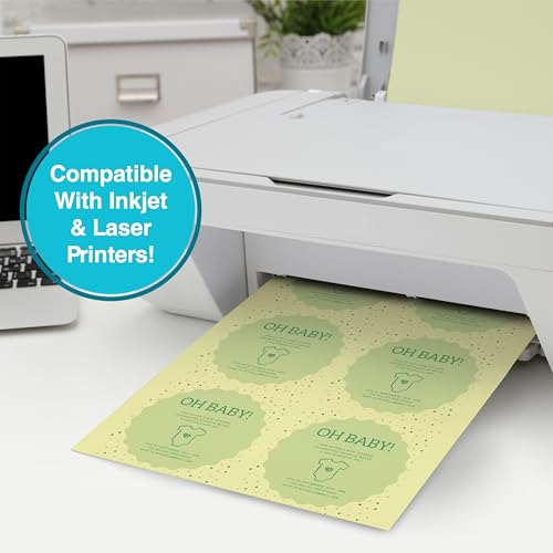 PrintWorks Pastel Cardstock 8.5" x 11" - 50 Sheets - 5 Assorted Pastel Colors - Ideal for School & Craft Projects - 67 lb/147 gsm - Made in the USA - SFI® Certified (00684) - Image 5