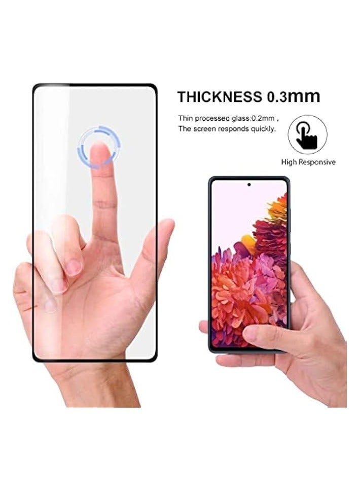 PROMASS Galaxy S20 FE / S20 FE 5G Tempered Glass Screen Protector, Full Coverage HD High Response Touch Anti-Scratch Non Slip [Case Friendly] Anti-Bubble Len Film - Image 3