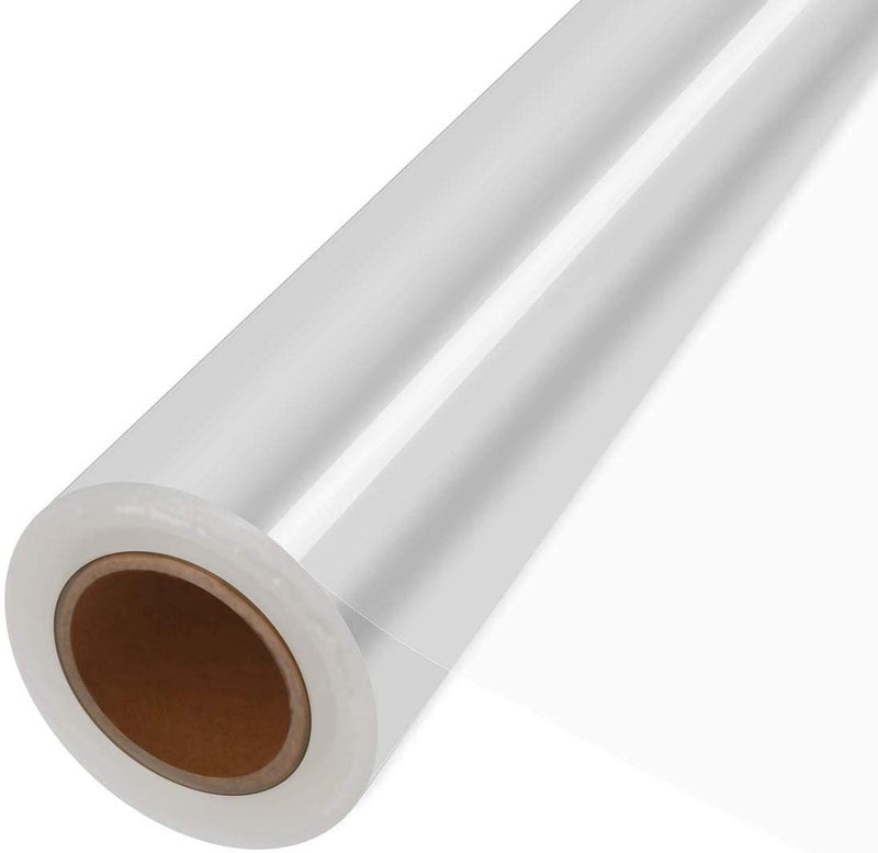 JOYIT 110 ft Cellophane Wrap Roll 35 in x 110 ft 3 Mil Thickness Clear Bags Wrapping Paper for Flower Gift Baskets 35 fold into 175