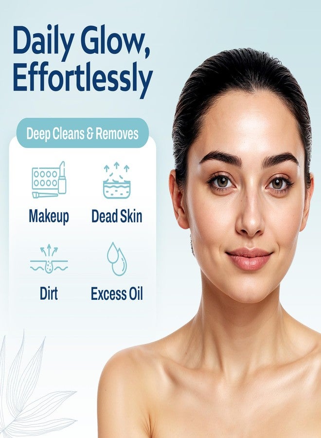 HartFelt Round Face Scrubber for Women | Reusable Facial Sponges for Daily Cleansing | Facial Exfoliating Pads for Removing Dead Skin, Dirt & Makeup | Use with Favorite Cream | Made in USA - 30 Count - Image 3