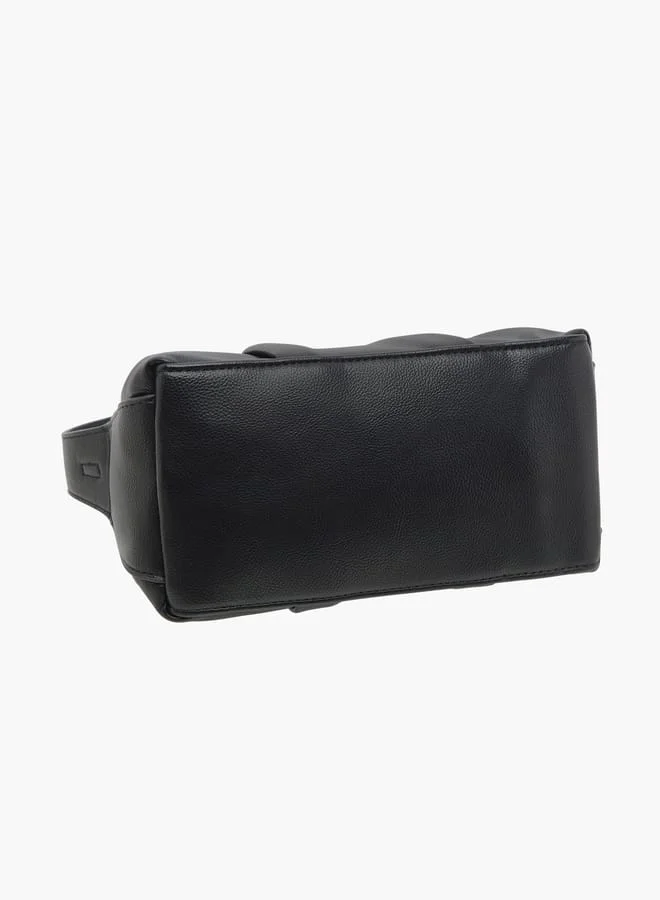 فلورا بيلا من شو إكسبرس Women Textured Crossbody Bags with Zip Closure and Adjustable Shoulder Strap