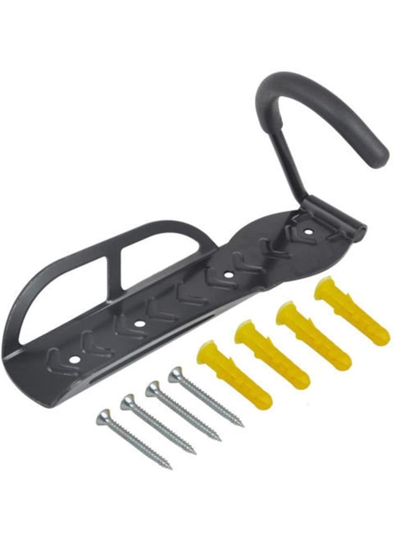 ZIGLY ZIGLY Wall Mounted Alloy Steel Bicycle Display Hanger Hook Black  - Image 2