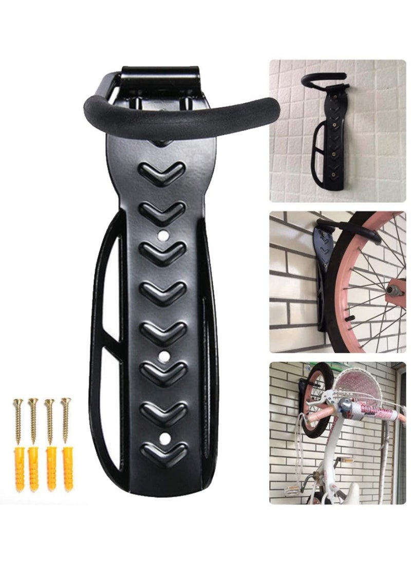 ZIGLY ZIGLY Wall Mounted Alloy Steel Bicycle Display Hanger Hook Black  - Image 3