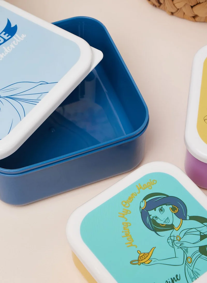 Half Moon Bay Snack Boxes Set Of 3 - Disney Princess (Colour Pop)