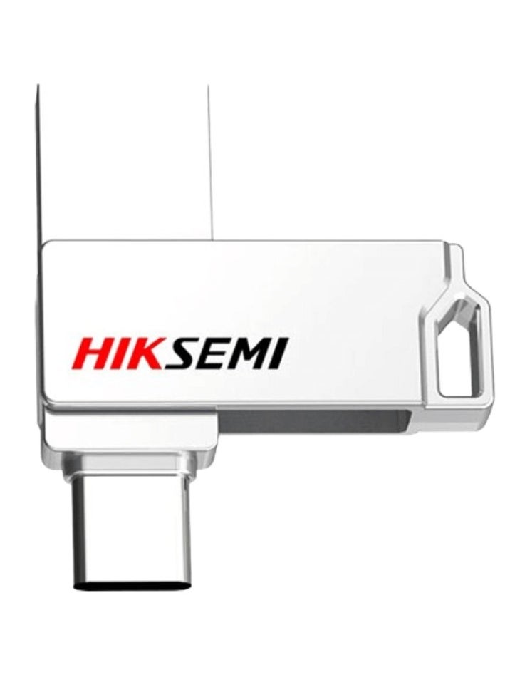 64GB USB 3.2 Dual Flash Drive – Type-A & Type-C Connectors, High-Speed Data Transfer, Compact and Durable for Storage, Backup, and File Sharing