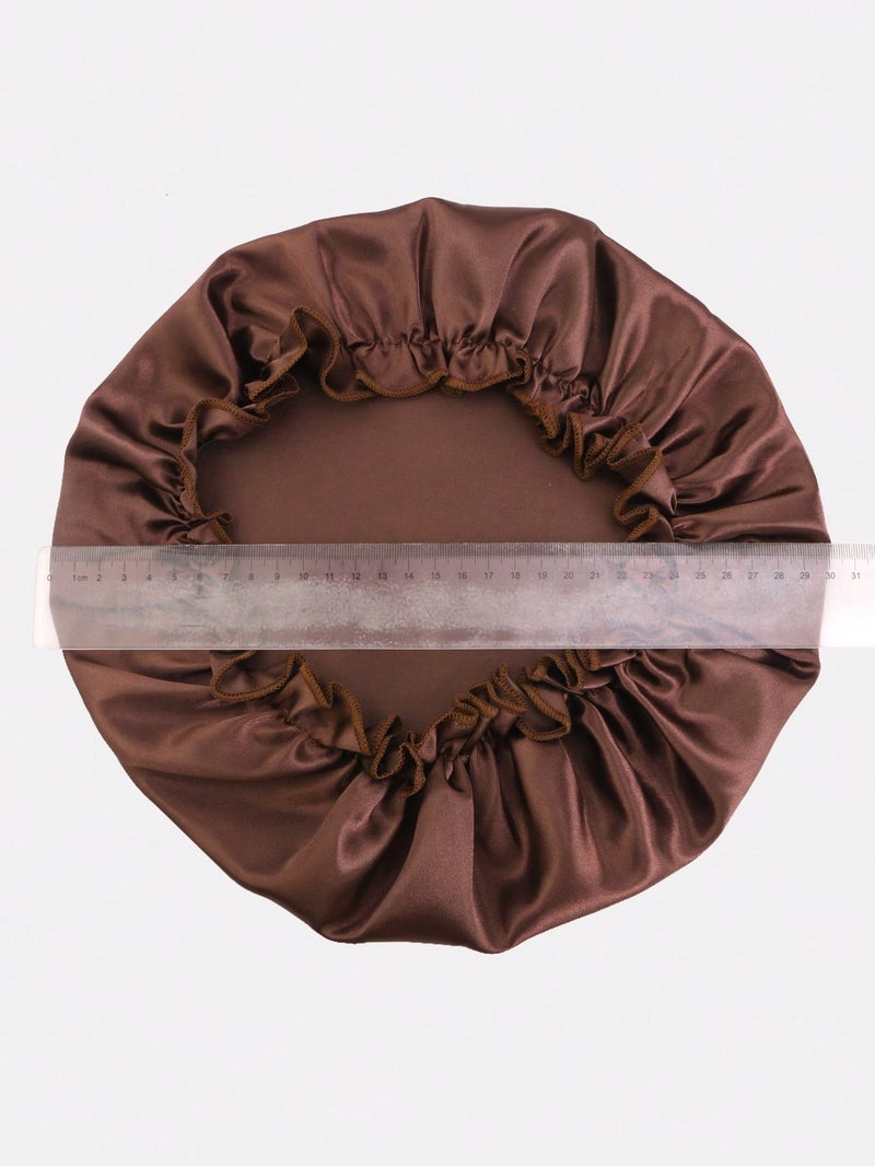 Double Layer Luxury Satin Hair Bonnet – Locks Moisture & Smoothness - Image 3