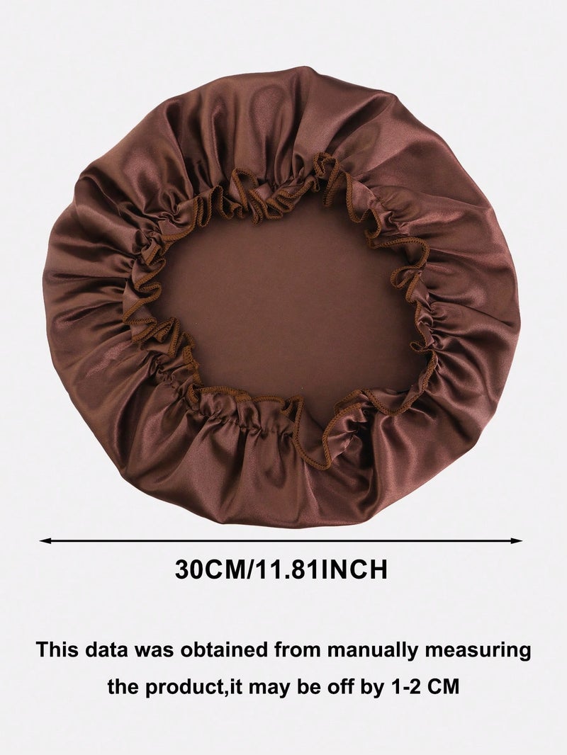 Double Layer Luxury Satin Hair Bonnet – Locks Moisture & Smoothness - Image 2