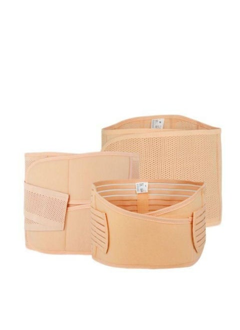 Abdominal corset after childbirth prevents flabbiness and reduces fluid retention, three pieces, size L